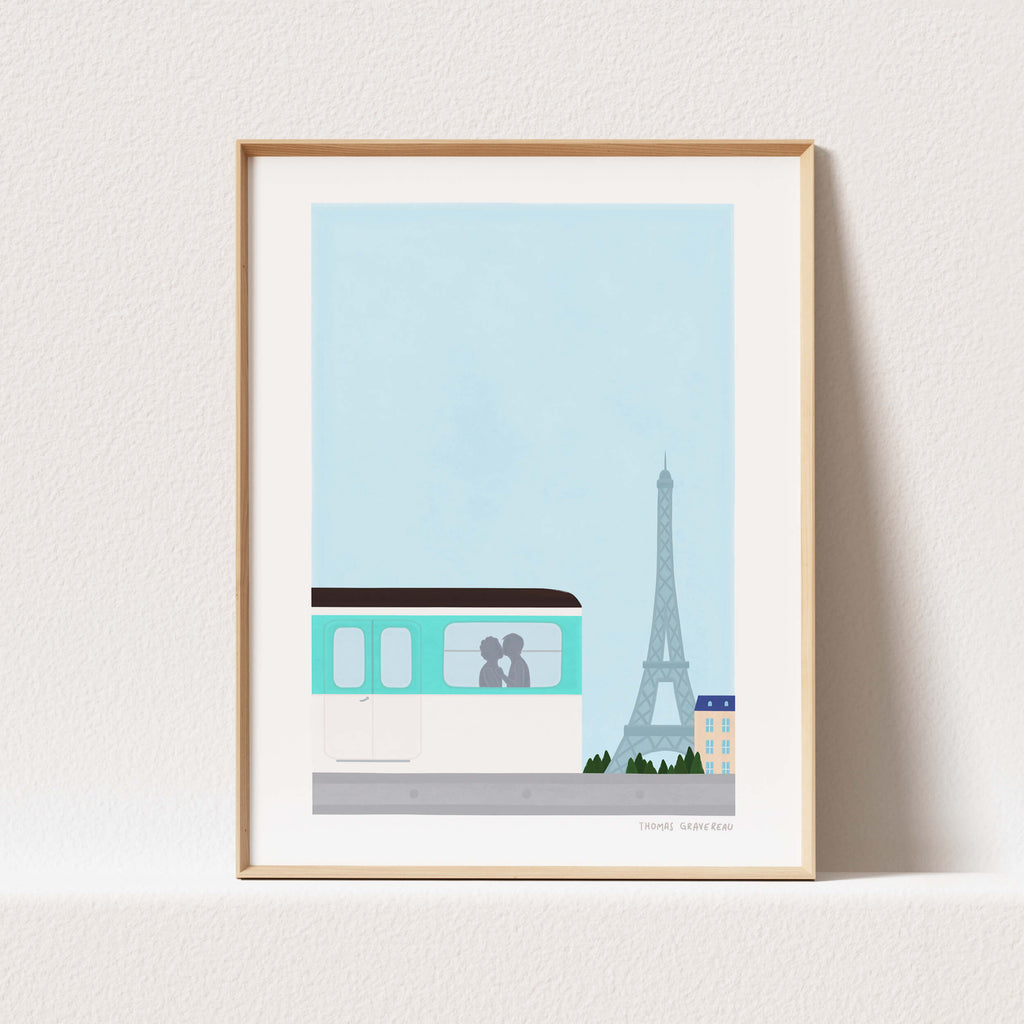 Print "Love in Paris" (A3)
