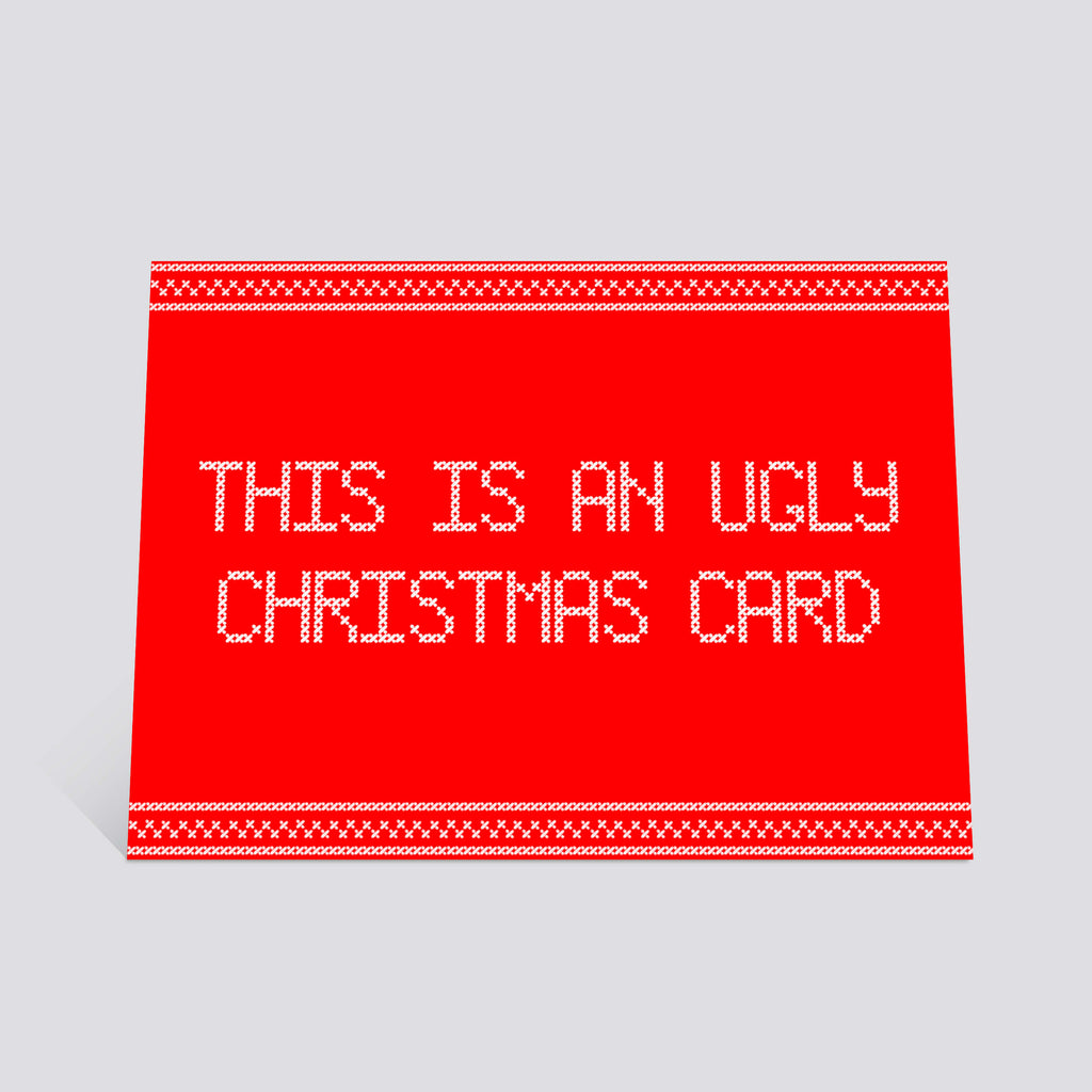 Carte "Ugly Christmas Card"